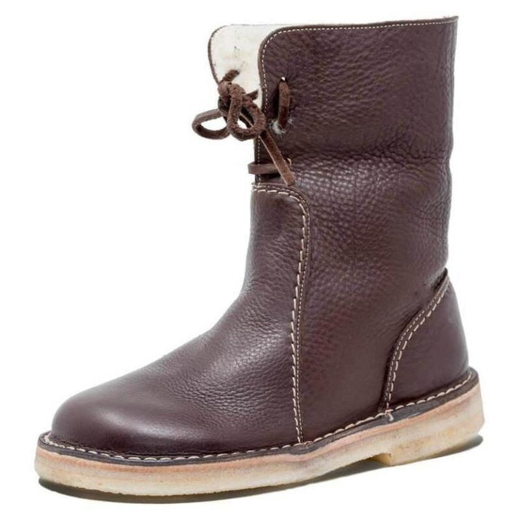 Feeded women's winter boots