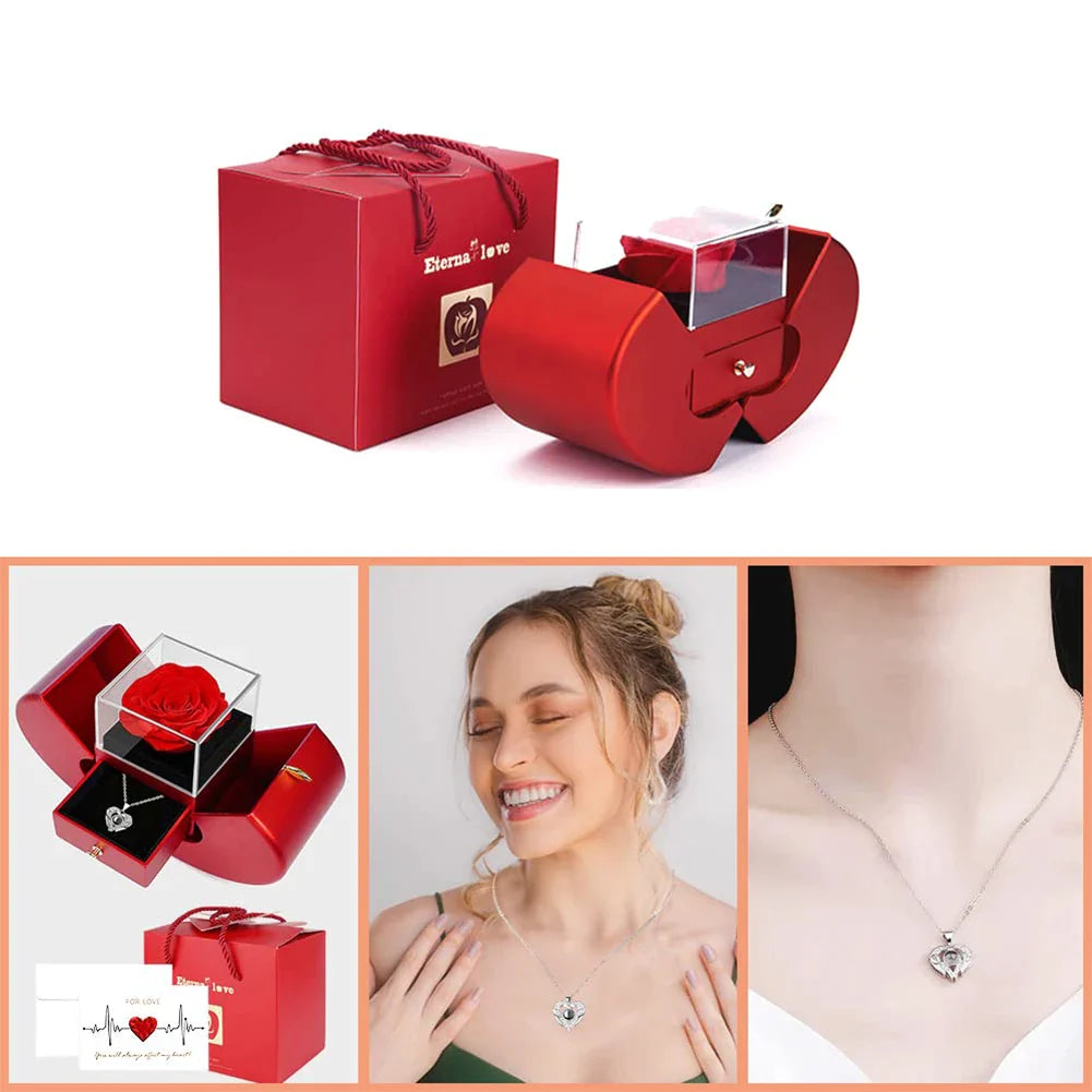 RosyGlow™ - Apple Rose Jewelry Gift Box [Last Day Discount] 