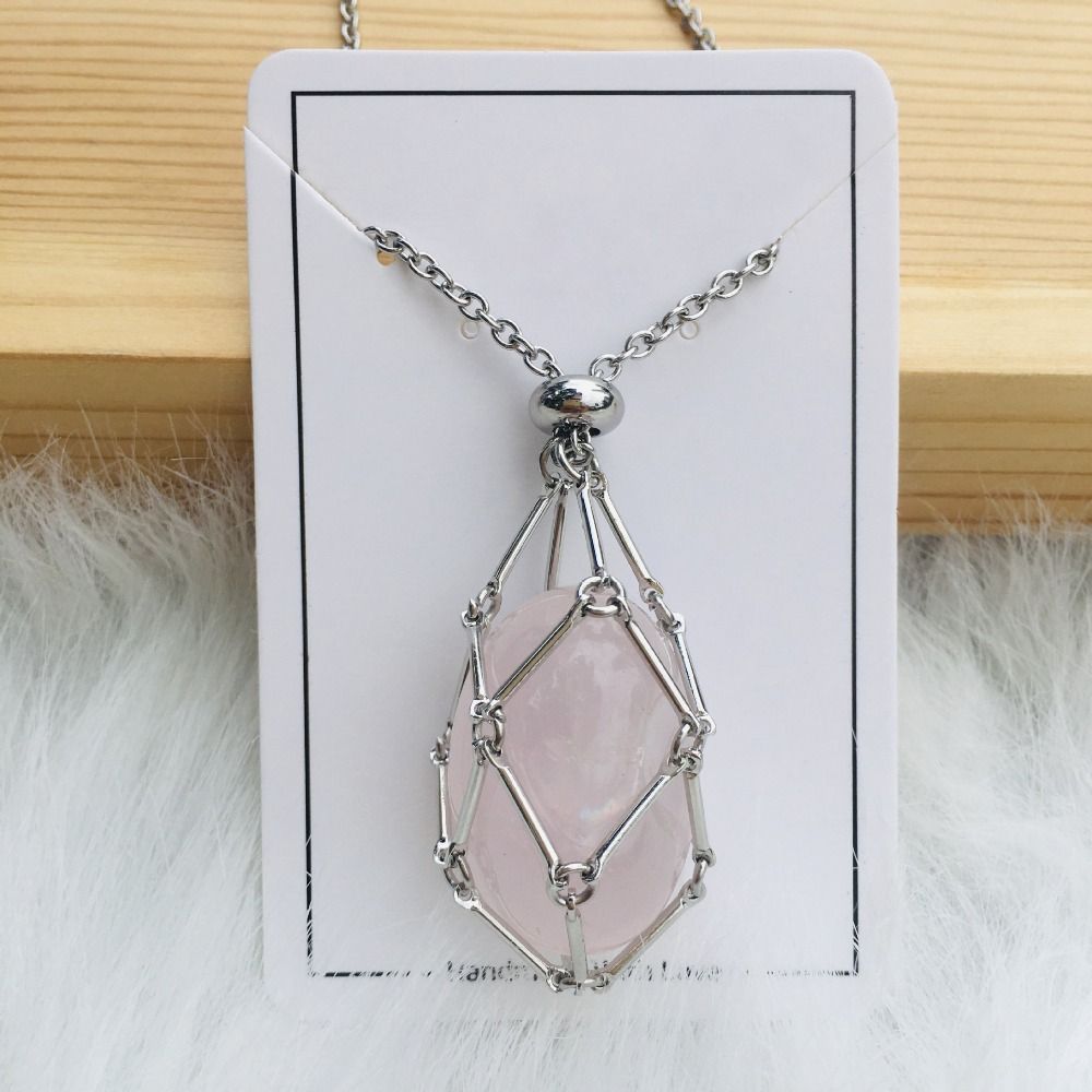 Crystal stone necklace