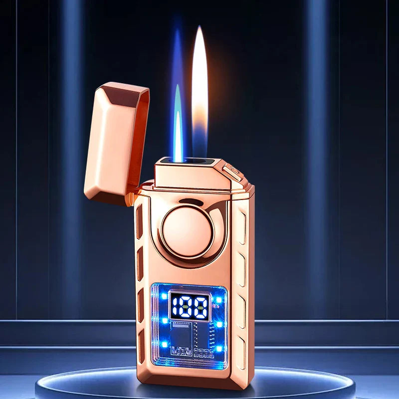 DoppelFlam | Rechargeable lighter with colored lights