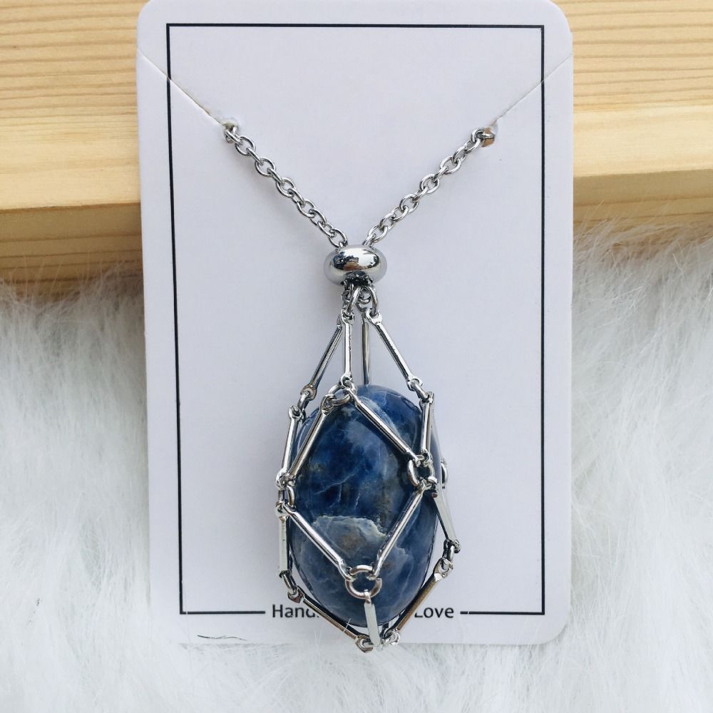 Crystal stone necklace