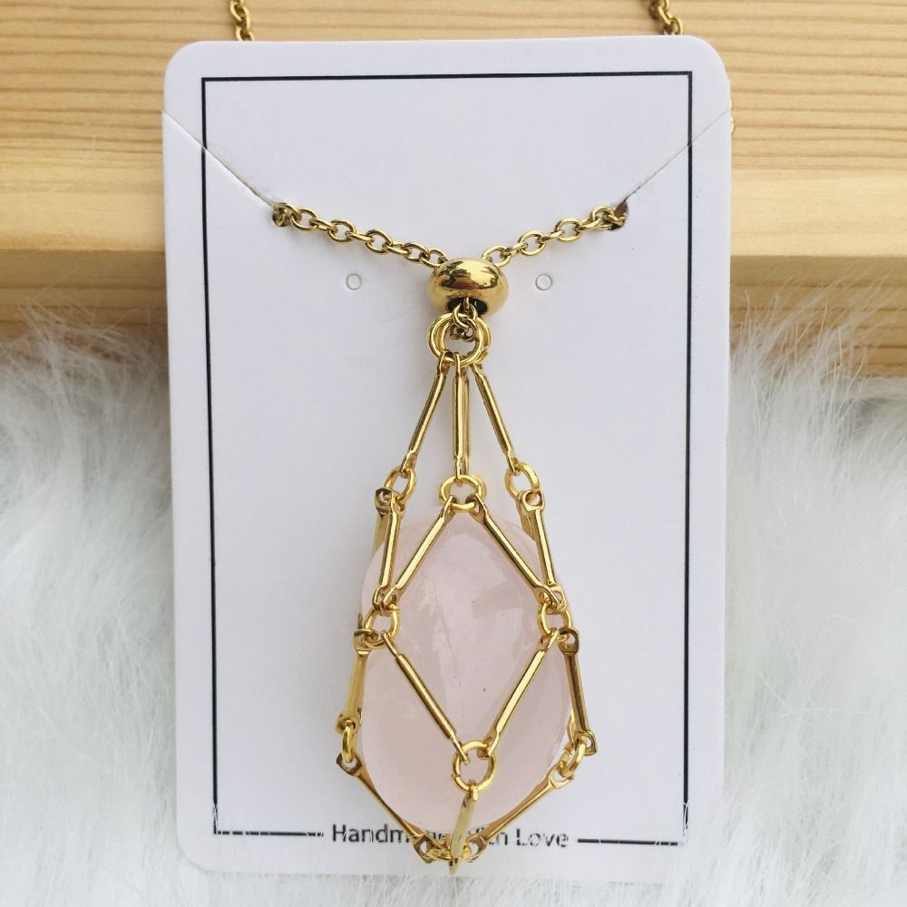 Crystal stone necklace