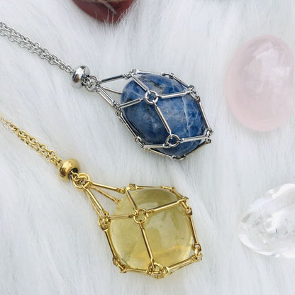 Crystal stone necklace