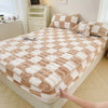 BettPro - Checkered mattress cover