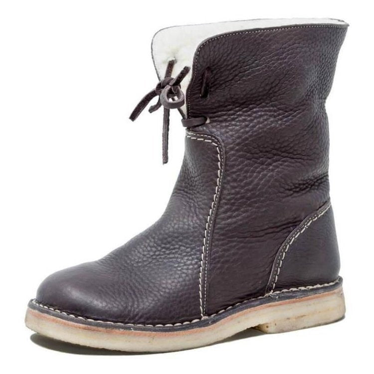 Feeded women's winter boots