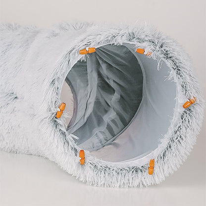 2-in-1 round cat bed