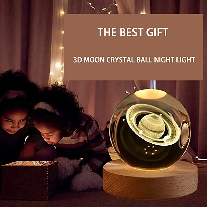 DreamLight - Galaxy Crystal Ball LED Night Light 