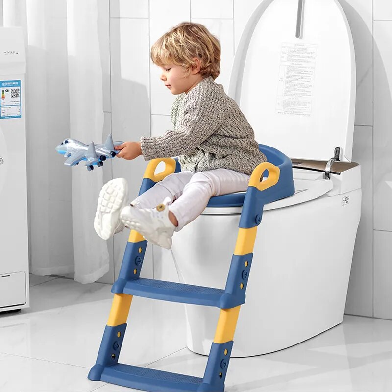 PottyBuddy Steps™ - Foldable Toilet Training Potty Seat Ladder [Last Day Discount]