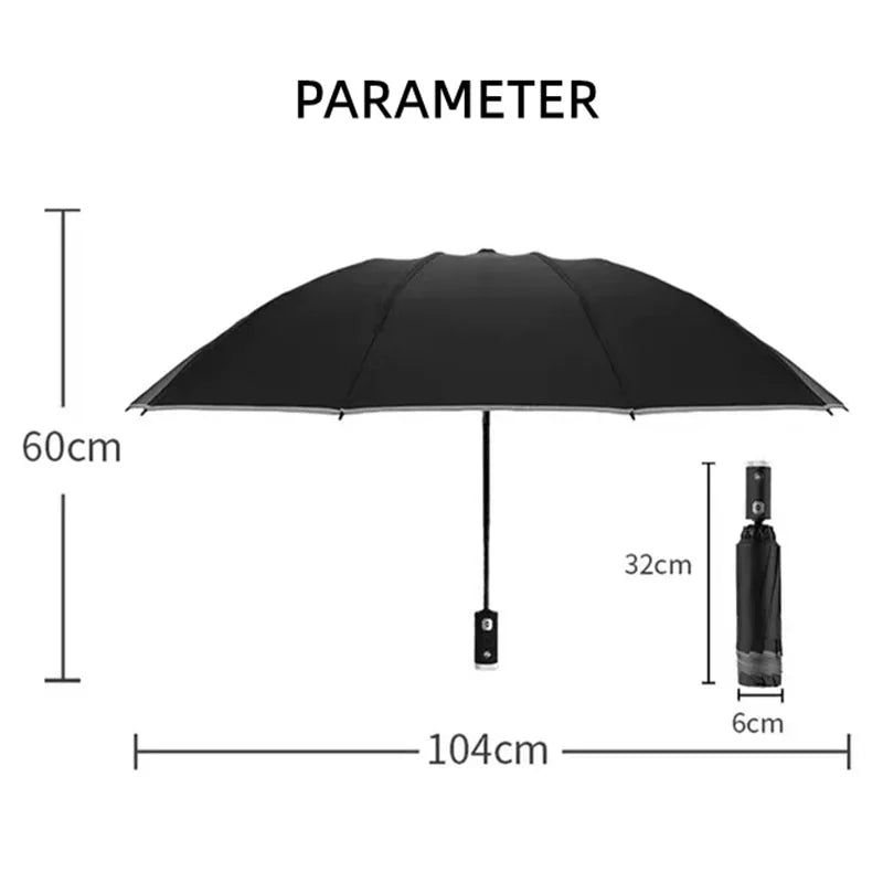 RegenSchirmPro - with LED and built-in flashlight