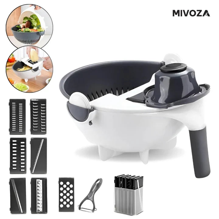 MultiSlider™ - 2-in-1 Vegetable Cutter and Strainer [Last Day Discount]