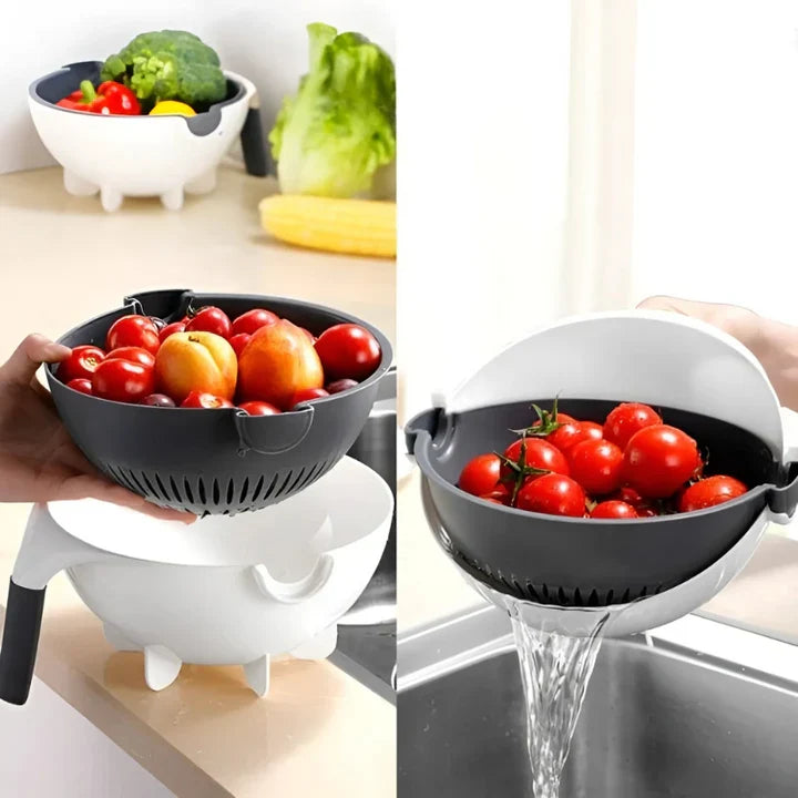 MultiSlider™ - 2-in-1 Vegetable Cutter and Strainer [Last Day Discount]