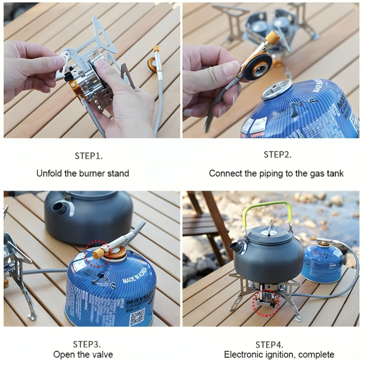 PortaStove - Windproof camping gas stove 