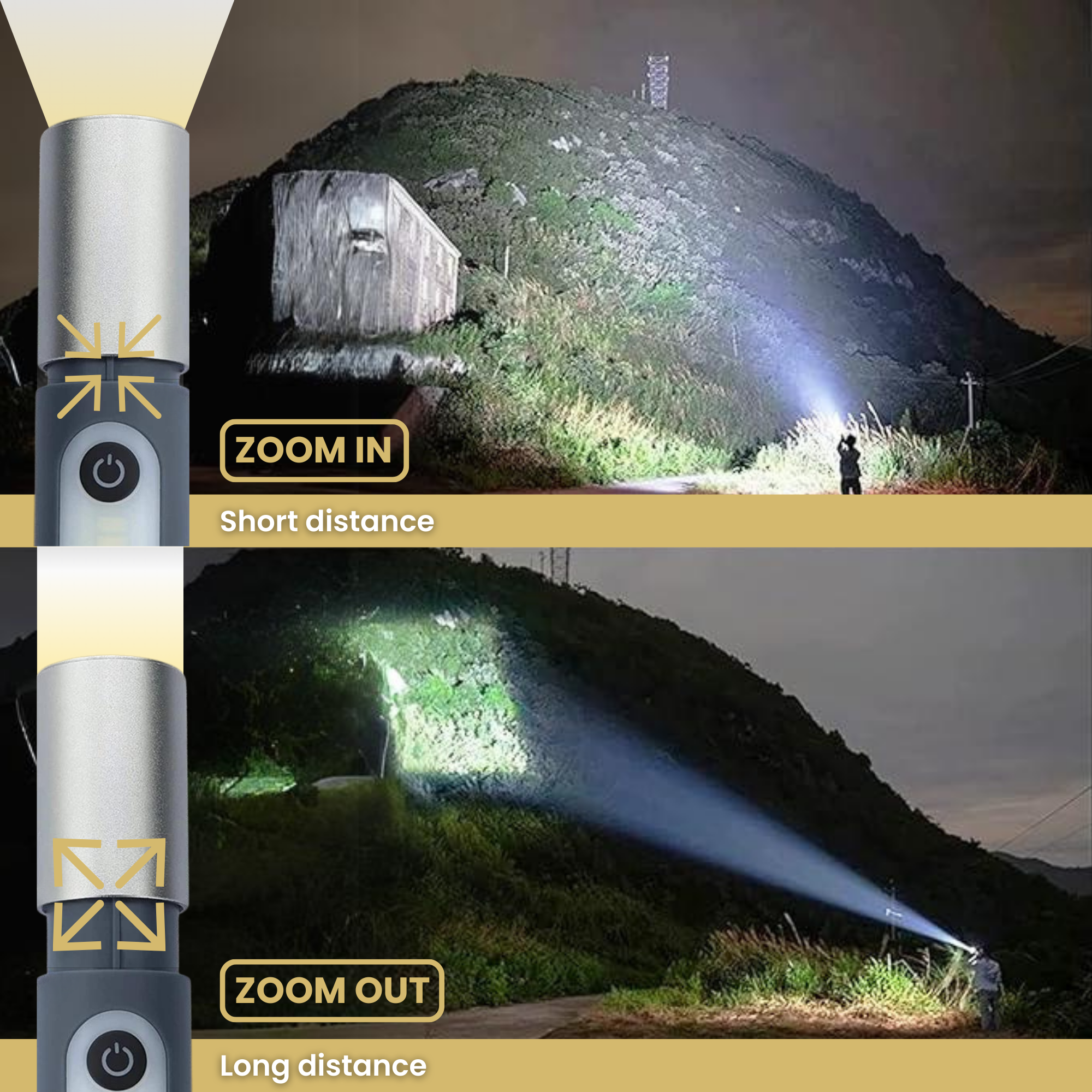 Zenlight™ - Rechargeable LED Flashlight [Last Day Discount]