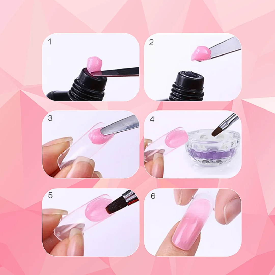 Gelora - DIY Professional Polygel Nail Set