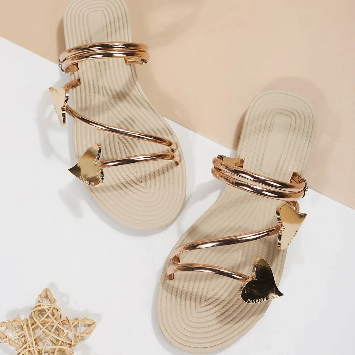 Elegant summer sandals for women