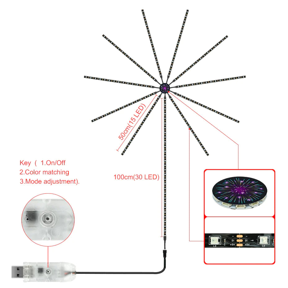 SmartLights™ - Intelligent LED Fireworks Lights [Last Day Discount]