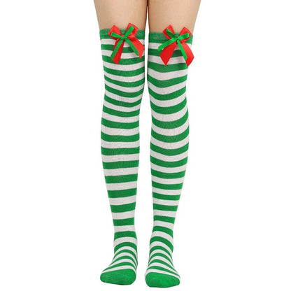 Festive knee socks