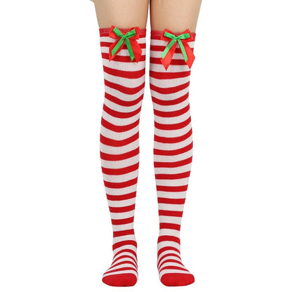 Festive knee socks