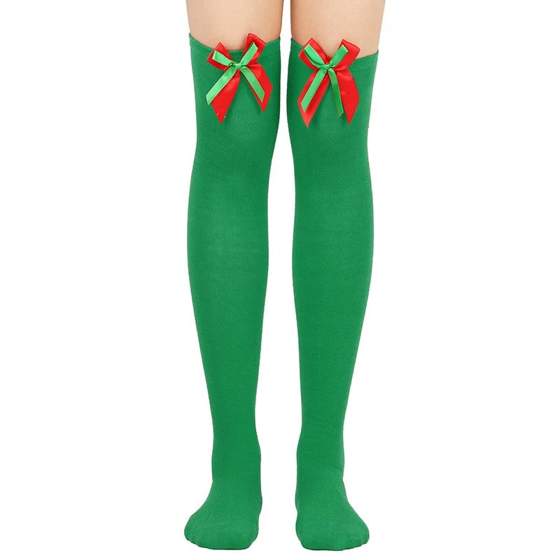 Festive knee socks