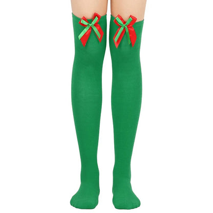 Festive knee socks