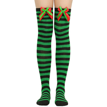 Festive knee socks