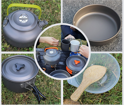 Camping cooker set