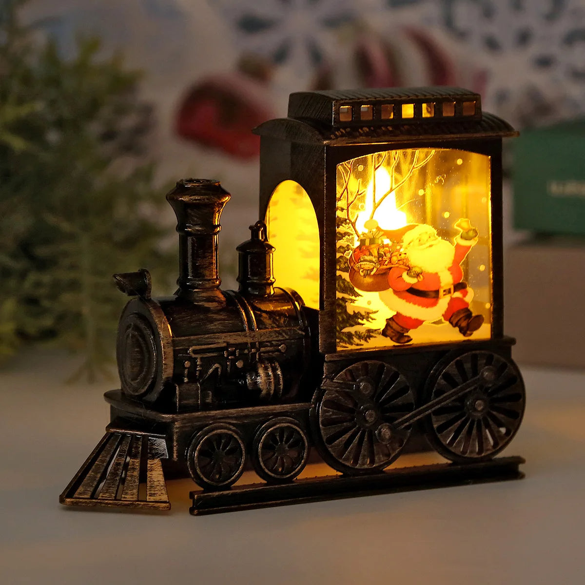 Vintage Lantern™ - Tragbare Zug-Weihnachts-LED-Nachtlichter [FERIENANGEBOT]