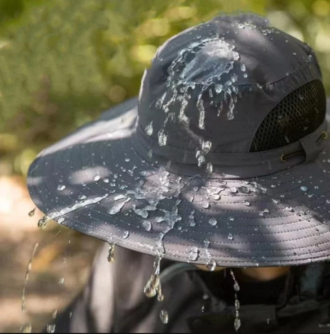 SolarCool - Solar Fan Fisherman Hat - Solar Power &amp; USB Charging [Last Day Discount] 