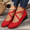 Ninon - Casual slip-on platform wedge with elastic band 