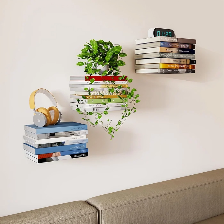 AirBooks - Invisible floating bookshelves 