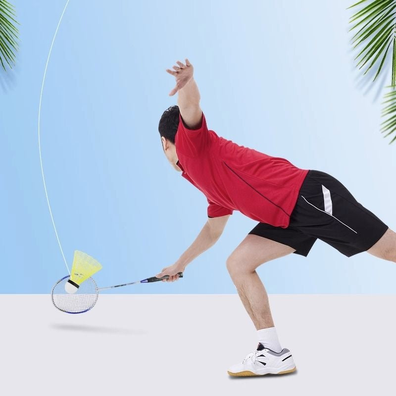 Solo Badminton™ - Strength Training Fitness Sparring Rebound Badminton Trainer [Last Day Discount]