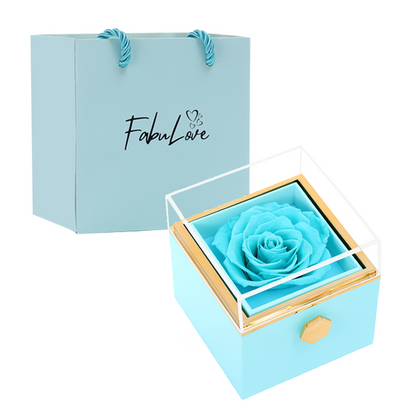 Rosaluxe | Rotating eternal roses gift box