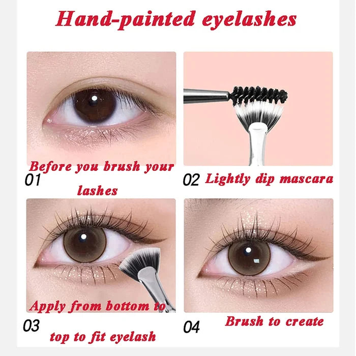 1+1 Free | LashesFan™ - Foldable Curling Eyelash Brush [Last Day Discount]