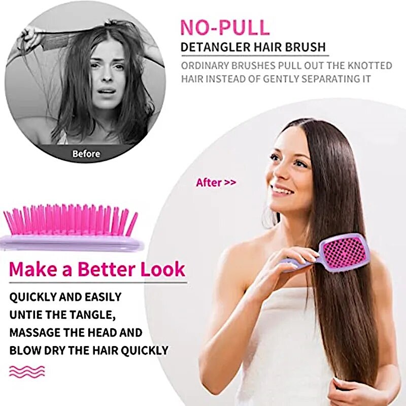 Glamify™ - Hollow Comb Brush | 1+1 FREE! [Last Day Discount]