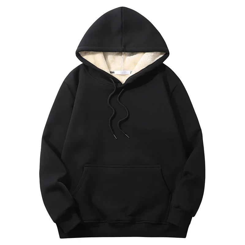 unisex lambskin winter hoodie