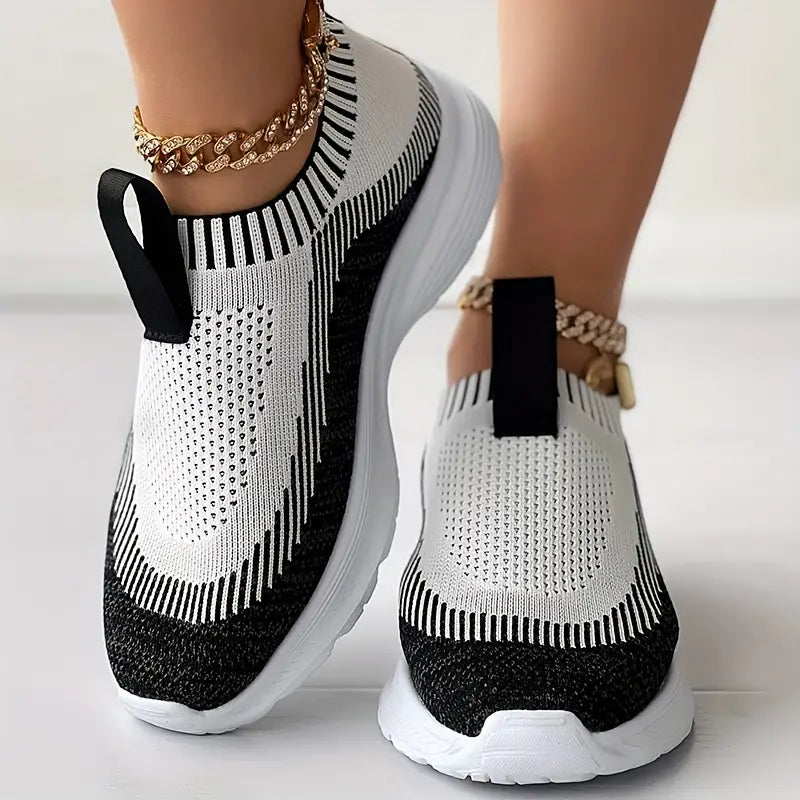 Claire - Women's Knit Casual Sneakers "Last Day Discount"