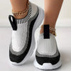 Claire - Women's Knit Casual Sneakers 