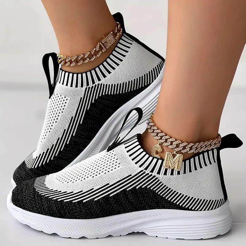 Claire - Women's Knit Casual Sneakers "Last Day Discount"