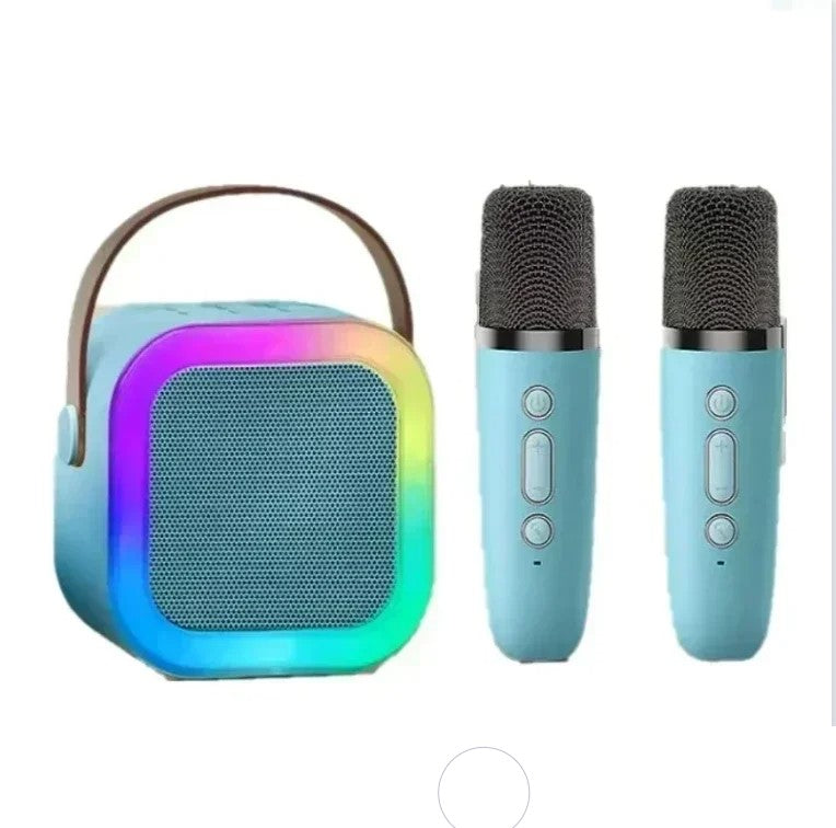 K12 Drahtloses Mikrofon und Bluetooth-Lautsprecher Karaoke-Set