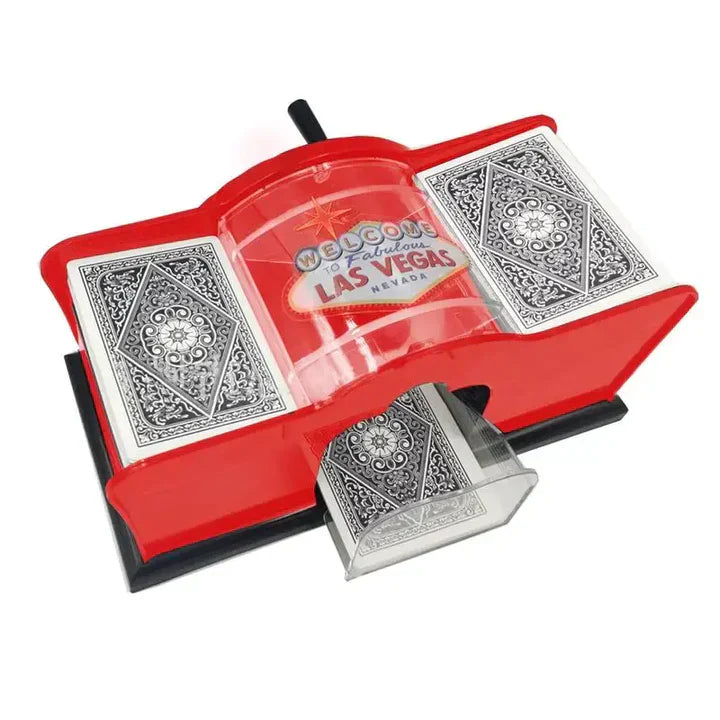 ShuffleMaster™ - 2 Deck Playing Cards Shuffling Machine [Last Day Discount]