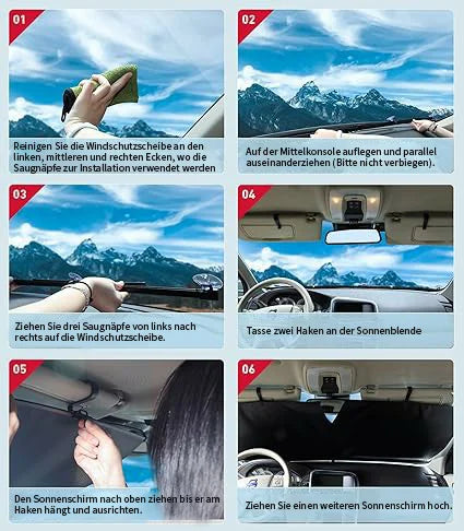 Sun Protection - Adjustable Windshield Cover