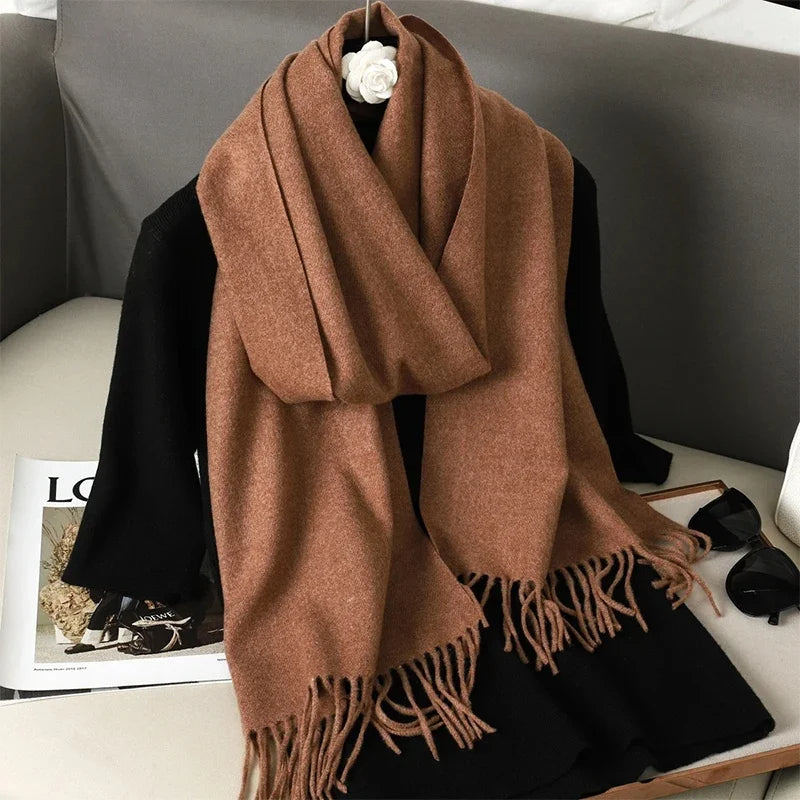 Sophisticated winter warm scarf