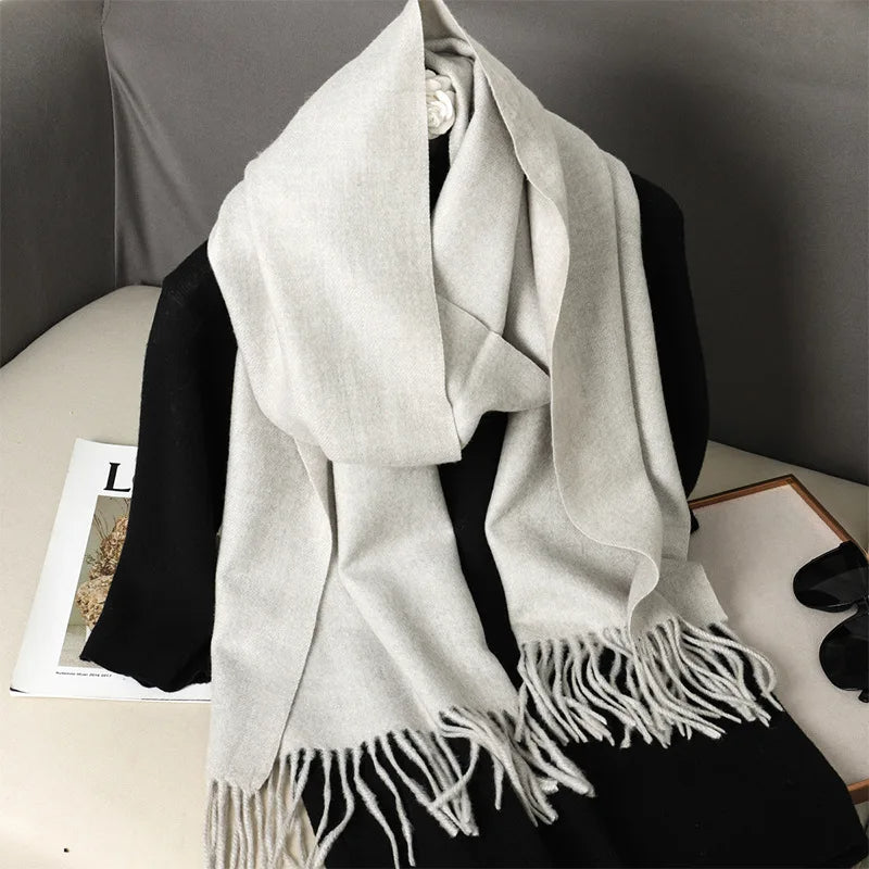 Sophisticated winter warm scarf