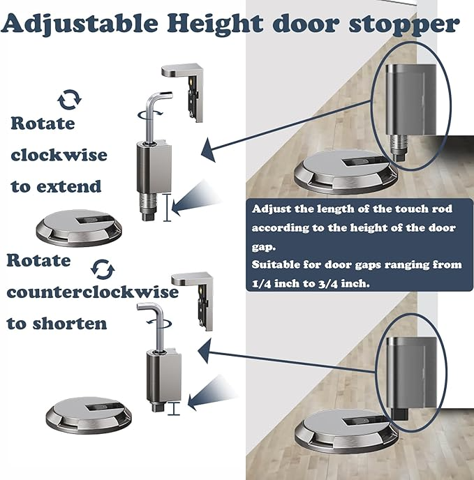 Mechanical Floor Door Stop | Safe &amp; Durable