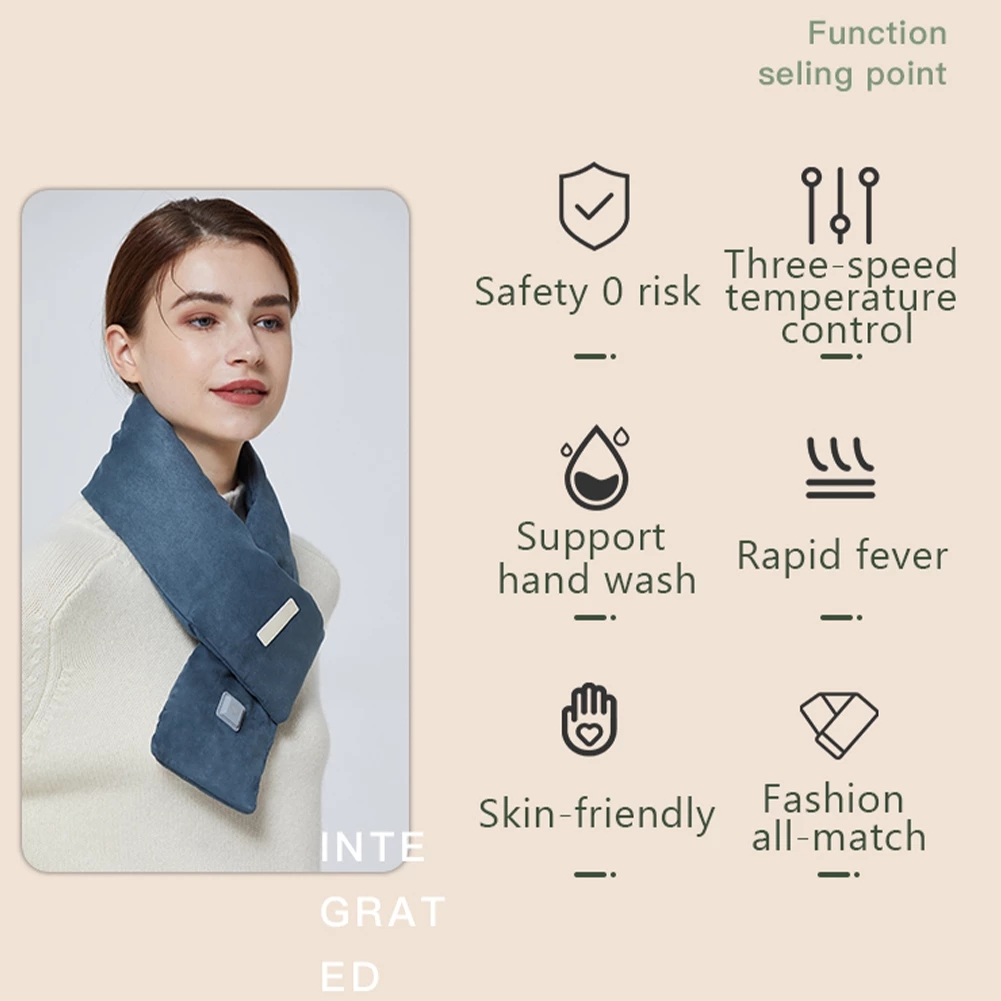 WinterScarf™ - Wireless Heated Scarf [Last Day Discount] 