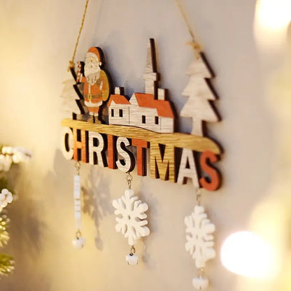 Christmas decoration made of wood