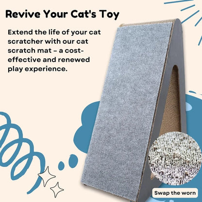 Cat scratch mat