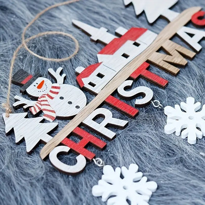 Christmas decoration made of wood