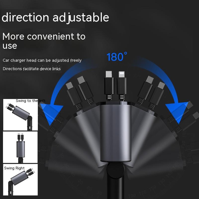 VoltFlex™ | 4-in-1 Fast, Convenient and Versatile Car Charger