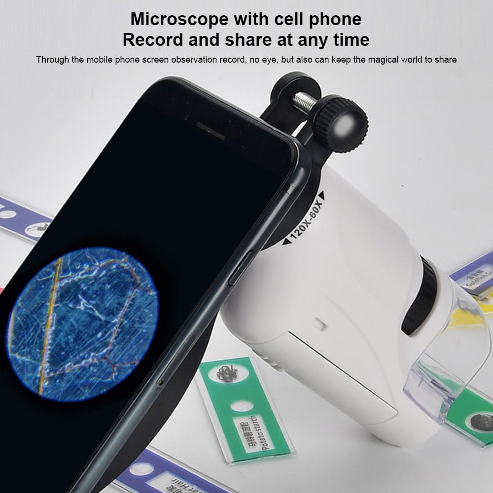 PocketScope™ - Encourage curiosity with the portable microscope for little explorers! [Last day discount] 